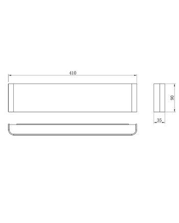 EGEO * APLIQUE LED 14W 3000K BLANCO